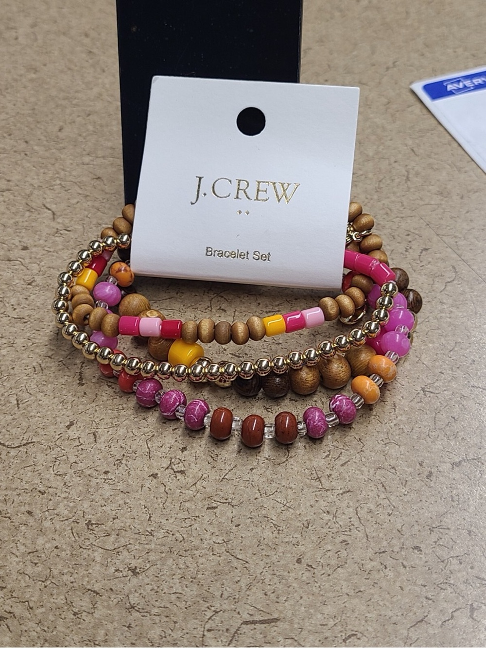 J. Crew bracelet stack